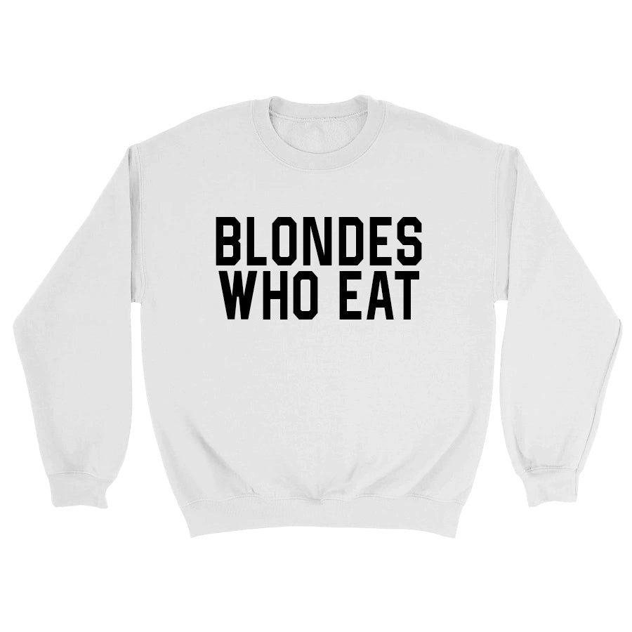 WHITE of ATHLETIC // UNISEX ADULT CREWNECK